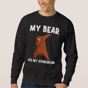 Bär für Kinder Jungen Männer tragen Säugetier Sweatshirt