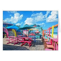 Bar & Grill in tropischen Bahamas