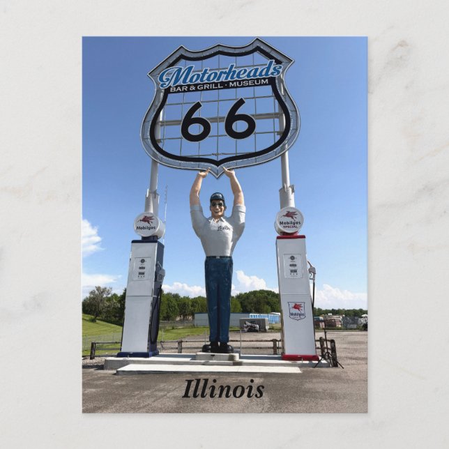 Bar & Grill, Museum Feiertagspostkarte (Vorderseite)