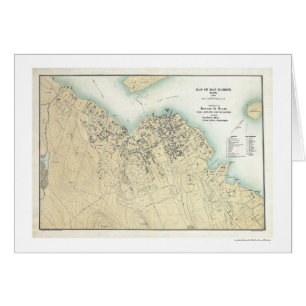 Bar-Hafen, ICH Plan-Karte 1896