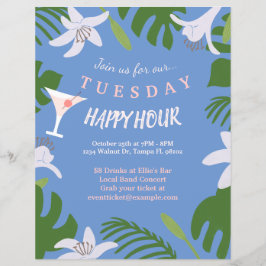 Bar Happy Hour Flyer