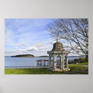 Bar Harbor Gazebo Poster