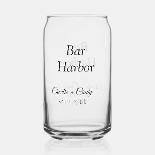 Bar Harbor Junggeselinnen-Abschied Hochzeit von Br Dosenglas