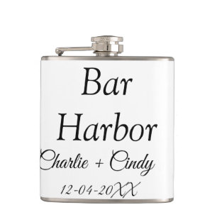 Bar Harbor Junggeselinnen-Abschied Hochzeit von Br Flachmann