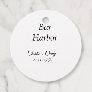 Bar Harbor Junggeselinnen-Abschied Hochzeit von Br Geschenkanhänger