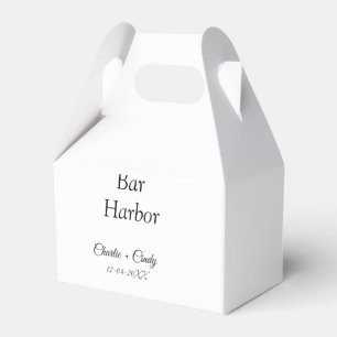 Bar Harbor Junggeselinnen-Abschied Hochzeit von Br Geschenkschachtel