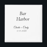 Bar Harbor Junggeselinnen-Abschied Hochzeit von Br Magnet<br><div class="desc">Entwurf</div>