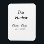 Bar Harbor Junggeselinnen-Abschied Hochzeit von Br Magnet<br><div class="desc">Entwurf</div>