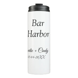 Bar Harbor Junggeselinnen-Abschied Hochzeit von Br Thermosbecher