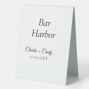 Bar Harbor Junggeselinnen-Abschied Hochzeit von Br Tischaufsteller
