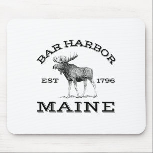Bar Harbor Maine Elch Wandern im Freien Acadia Nat Mousepad
