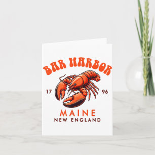 Bar Harbor Maine New England Reise Lustig Bar Harb Karte