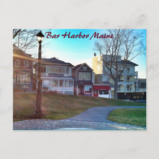 Bar Harbor Maine PostCard Postkarte