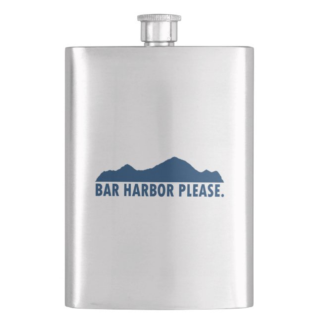 Bar Harbour bitte Flachmann (Vorderseite)