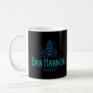 Bar Harbour Maine Nautical Design Kaffeetasse