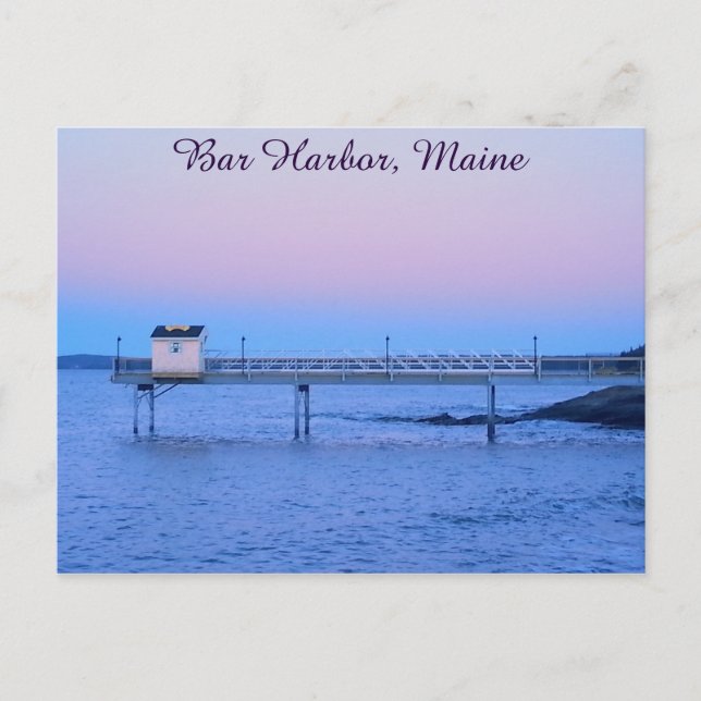 Bar Harbour, Maine Post Card Postkarte (Vorderseite)