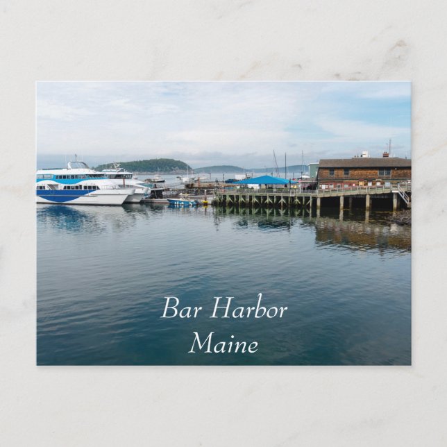 Bar Harbour Postkarte (Vorderseite)