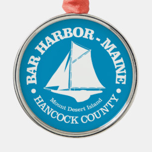 Bar Harbour (Sloop) Ornament Aus Metall