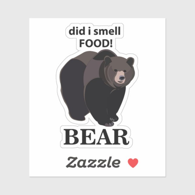 Bär hat ich genoss Funny Bear Aufkleber (Blatt)