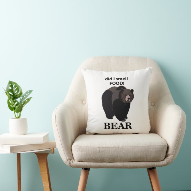Bär hat ich genoss Funny Bear Kissen (Stuhl )