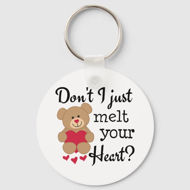 Bar Heart Melt Schlüsselanhänger (Vorderseite)