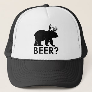 Bär + Hirsch = Bier? Truckerkappe