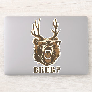 Bär, Hirsch oder Bier Aufkleber