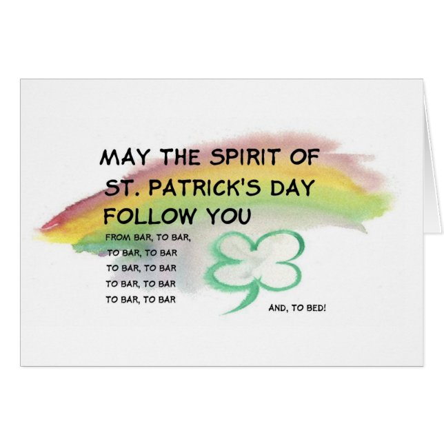 Bar Hopping Card von Brownielocks (Vorderseite (Horizontal))