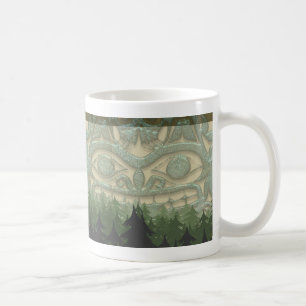Bär im Holz Kaffeetasse