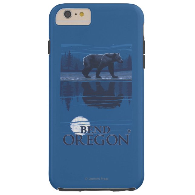 Bär im Mondschein - Biegung, Oregon Case-Mate iPhone Hülle (Rückseite)