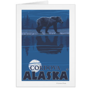 Bär im Mondschein - Cordova, Alaska