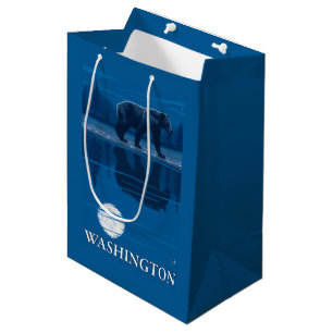 Bär im Mondschein - Washington Mittlere Geschenktüte