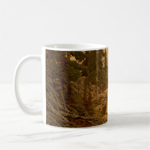 Bär im Rocky Mountainbike, braun, tierisch, grizz Kaffeetasse