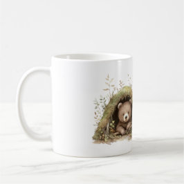Bär im Wald findet Ihren glücklichen Ort Kaffeetasse
