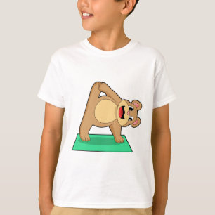 Bär in der Yoga-Fitness T-Shirt