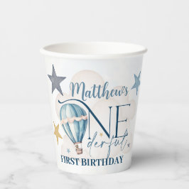 Bär in einem Ballon 236 ml Papier Cup Pappbecher