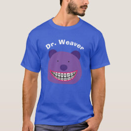 Bär in Klammernpersonalisierten Orthodontists T-Shirt