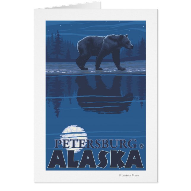 Bär in Mondlicht - Petersburg, Alaska (Vorne)