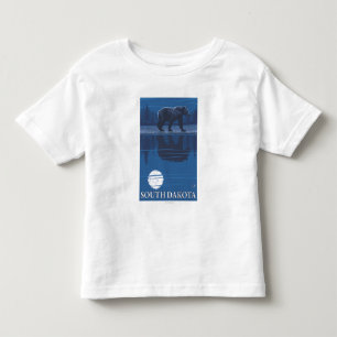 Bär in MoonlightSouth Dakota Kleinkind T-shirt