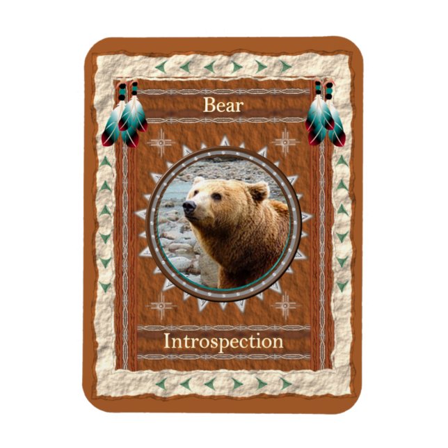 Bär - Introspection - Vinyl Flexi Magnet (Vertikal)
