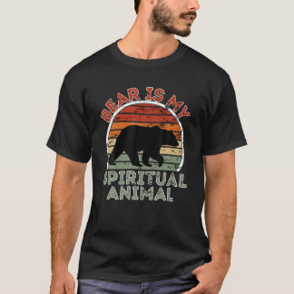 Bär ist mein spirituelles Tier - Funny Animal Love T-Shirt