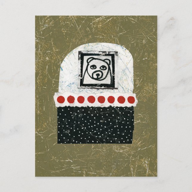 Bär ist müde Postkarte (Vorderseite)