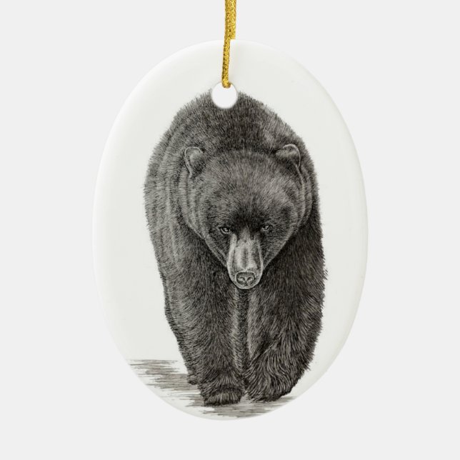 Bär Keramikornament (Vorne)