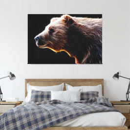 Bär Leinwanddruck