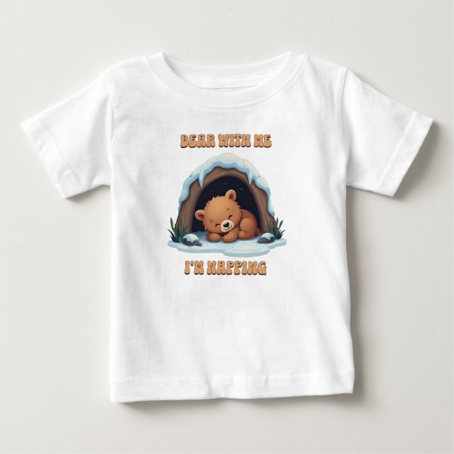 Bär mich, ich bin Niedlich Baby T-shirt (Vorderseite)