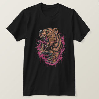 Bär mit Attitude: Furcht vor dem Ruder T-Shirt