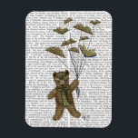 Bär mit Buchschmetterlingen Magnet<br><div class="desc">Tiere & Natur</div>