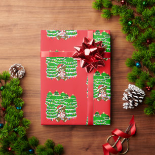 Bär mit FREUDE Weihnachten  Geschenkpapier