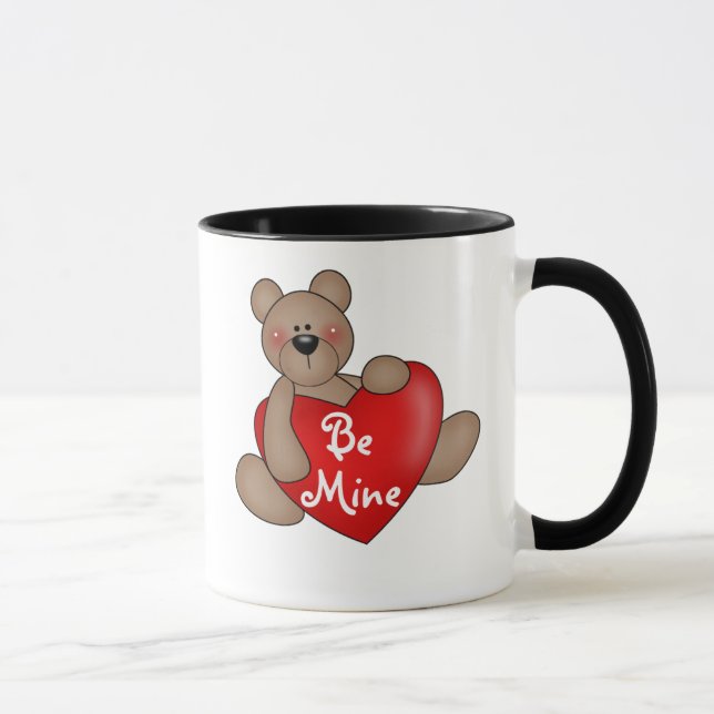 Bär mit Herzen ist meiner Tasse (Rechts)