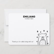 Bär mit Krawatte, Notecards